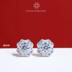 Hoa Tai BD241 CHAM JEWELRY,Chủ 5.0mm
