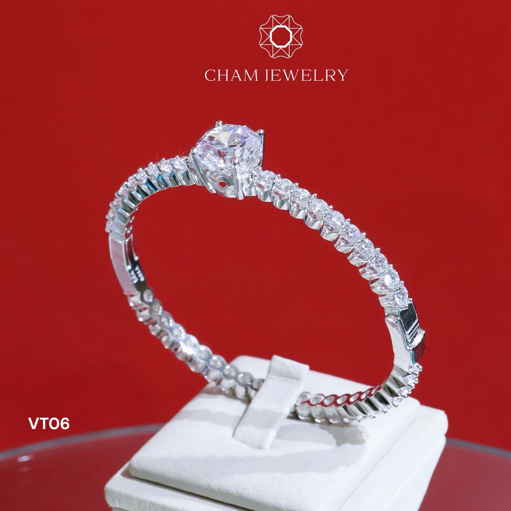 Vòng Tay CHAM JEWELRY VT06, Chủ 10mm (Barcode TV49).
