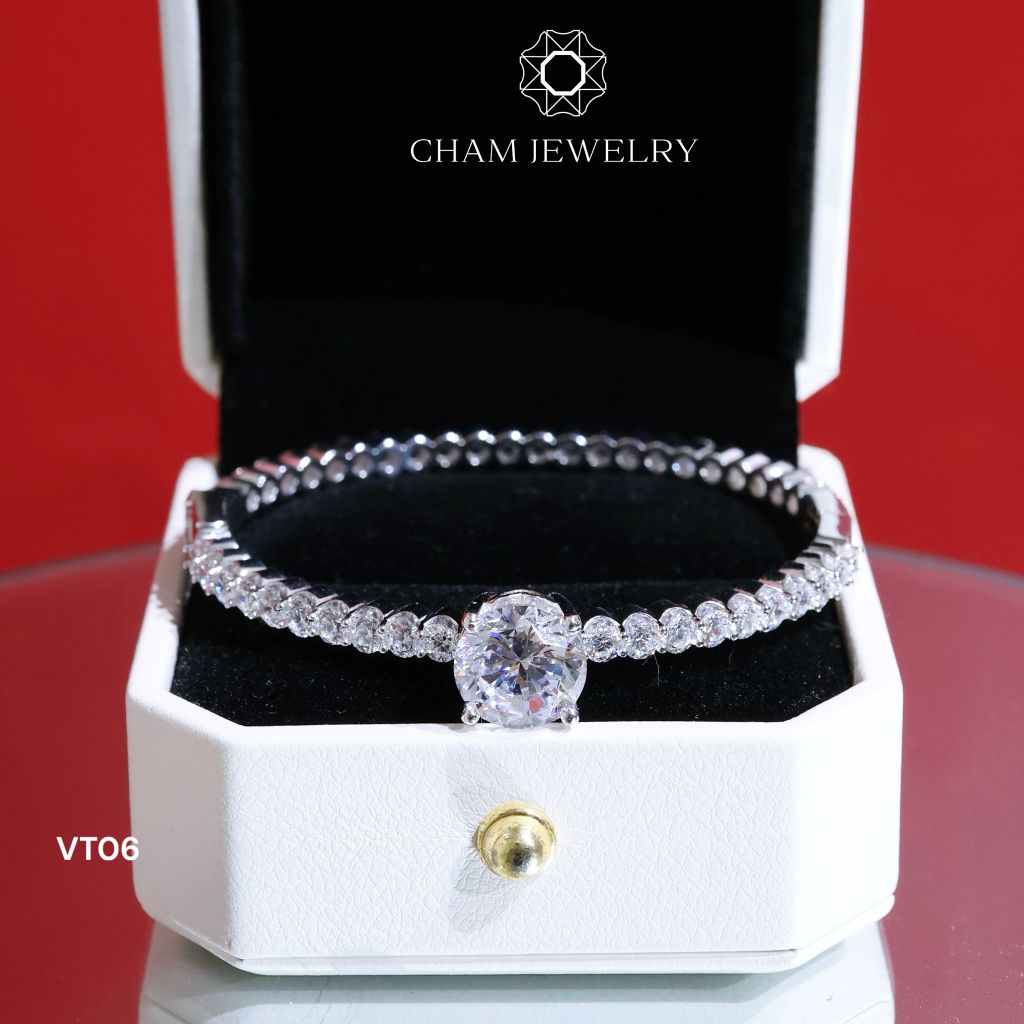 Vòng Tay CHAM JEWELRY VT06, Chủ 10mm (Barcode TV49).