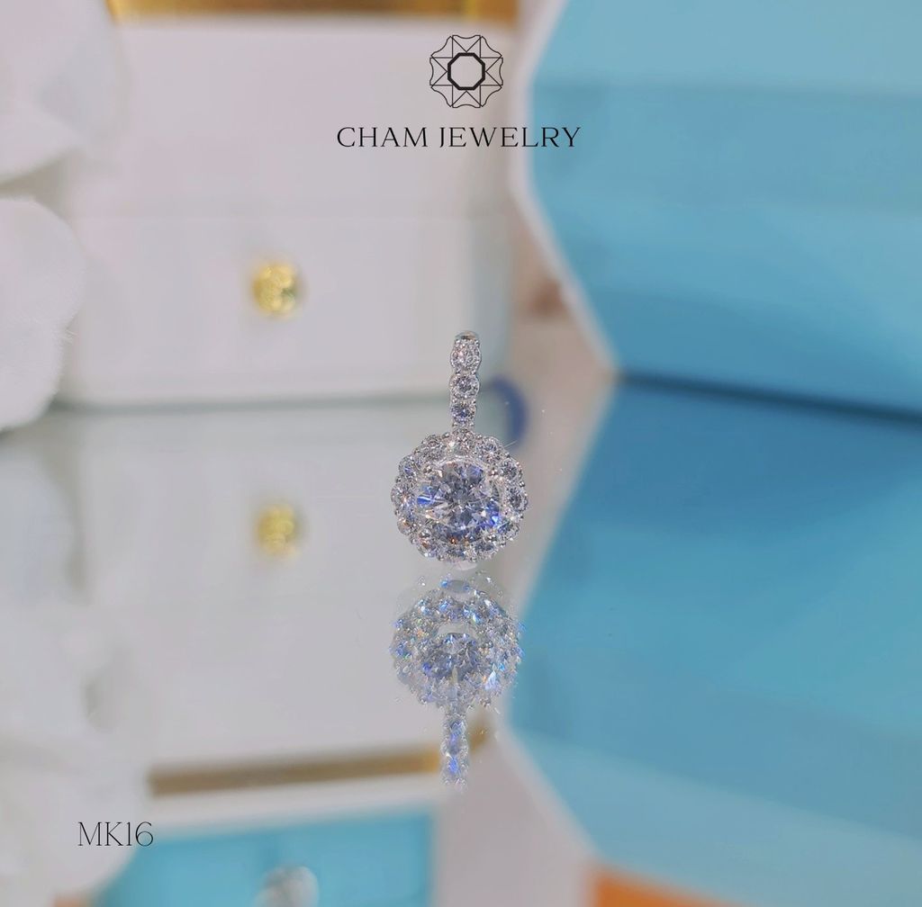 Mặt Dây Chuyền MK16 CHAM JEWELRY, Chủ 6.0mm (Barcode TMX09).