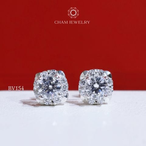 Hoa Tai BV154 CHAM JEWELRY, Chủ 5.0mm.