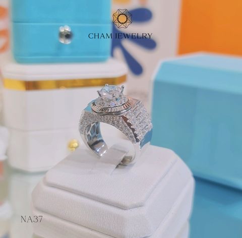 Nhẫn Nam CHAM JEWELRY NA37 , Chủ 7.5mm( Barcode TNNA0385).
