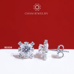 Hoa Tai BD208 CHAM JEWELRY , Chủ 4.5mm (Barcode TBD1008).