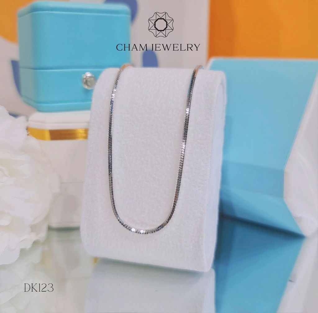 Dây Chuyền DK123 CHAM JEWELRY, Dây Mì 1.6mm (Barcode CMK2DY29).