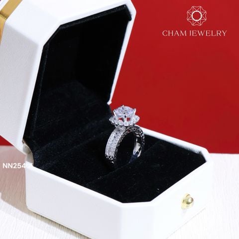 Nhẫn CHAM JEWELRY NN254, Chủ 7.5mm ( Barcode TVB290N ).