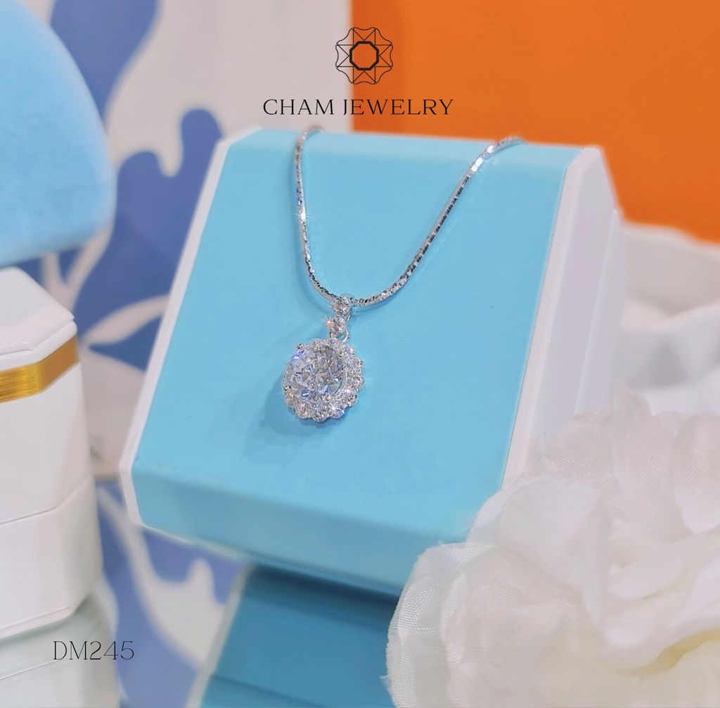 Dây Chuyền MK245-DK03 45cm CHAM JEWELRY, Chủ 8.0mm.