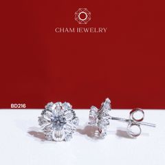 Hoa Tai BD216 CHAM JEWELRY, Chủ 3.5mm (Barcode TBD1202).