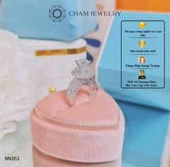 Nhẫn NN353 CHAM JEWELRY, Chủ 7.0mm ( Barcode TNN1303)