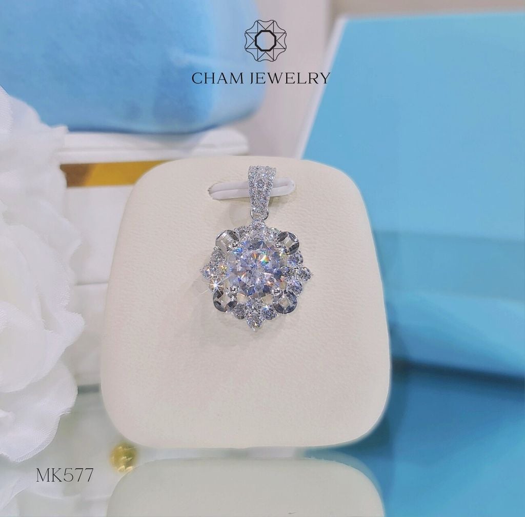 Mặt Dây Chuyền MK577 CHAM JEWELRY, Chủ 9.0mm (Barcode TMA1699).