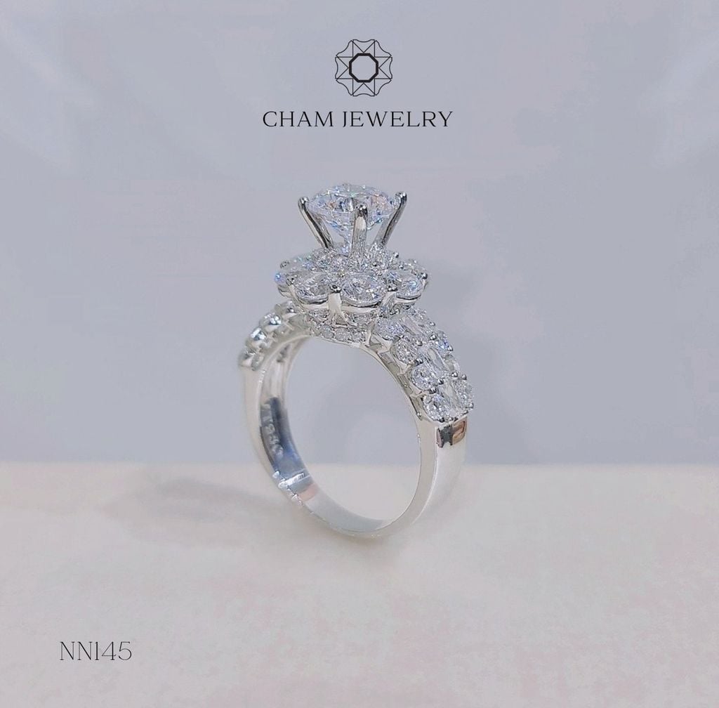 Nhẫn NN145 CHAM JEWELRY, Chủ 7.0mm (Barcode TNN811)