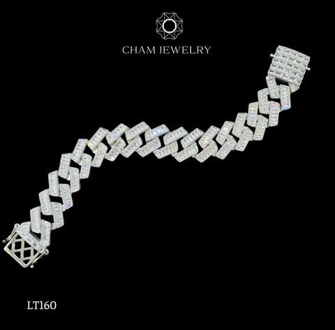 Lắc Tay LT160 CHAM JEWELRY, Bảng 14mm (Barcode TLBC448).