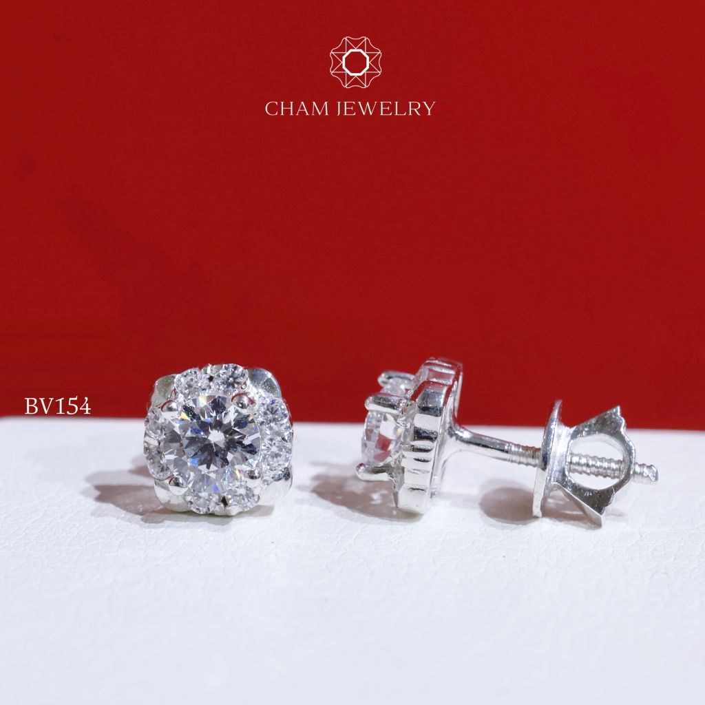 Hoa Tai BV154 CHAM JEWELRY, Chủ 5.0mm.