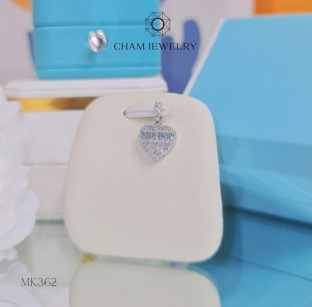 Mặt Dây Chuyền MK362 CHAM JEWELRY, Mặt Trái Tim (Barcod TMA881).