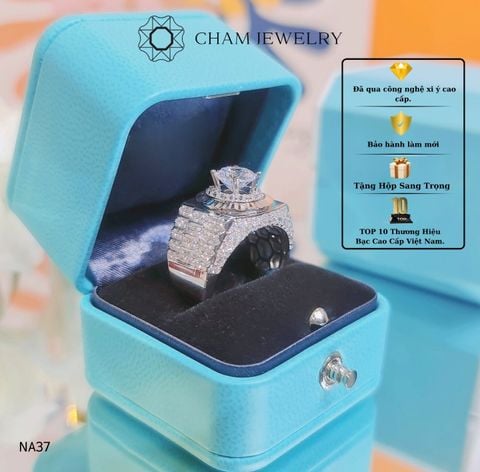 Nhẫn Nam CHAM JEWELRY NA37 , Chủ 7.5mm( Barcode TNNA0385).