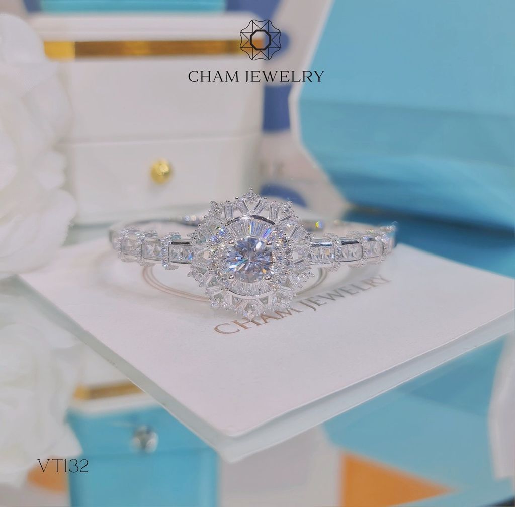 Vòng Tay VT132 CHAM JEWELRY, Chủ 7.5mm ( Barcode CV6708 ).