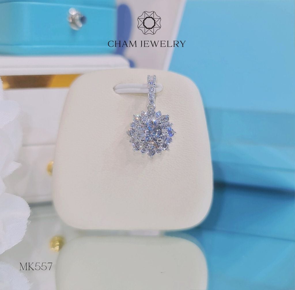 Mặt Dây Chuyền MK557 CHAM JEWELRY, Chủ 5.5mm.