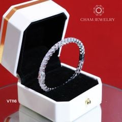 Vòng Tay CHAM JEWELRY VT116, Full Đá 4mm ( Barcode TV159).