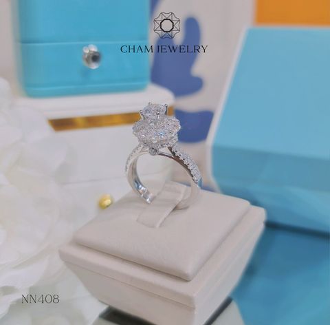 Nhẫn NN408 CHAM JEWELRY, Chủ 6.0mm (Barcode CN5951).