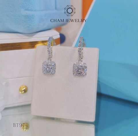 Hoa Tai BT97 CHAM JEWELRY, Chủ 5.5mm (Barcode TBT756).