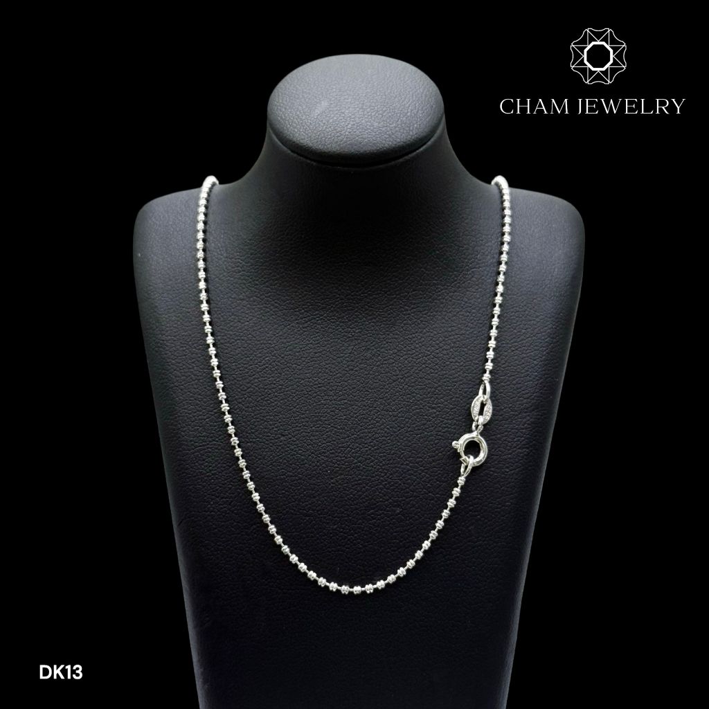 Dây Chuyền DK13 CHAM JEWELRY, Dây Bi Ý Bản 1.0mm