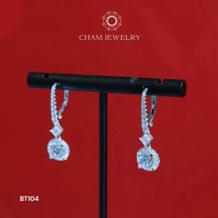 Hoa Tai BT104 CHAM JEWELRY, Chủ 7.0mm (Barcode CB6682)