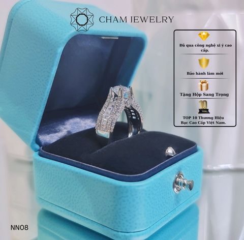 Nhẫn NN08 CHAM JEWELRY, Chủ 6.0mm.