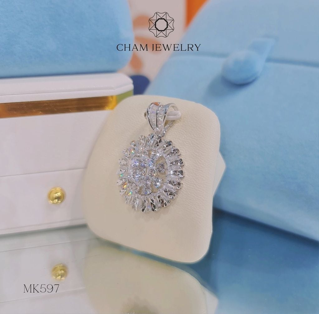 Mặt Dây Chuyền MK597 CHAM JEWELRY, Chủ 6.0mm (Barcode TMA1714).