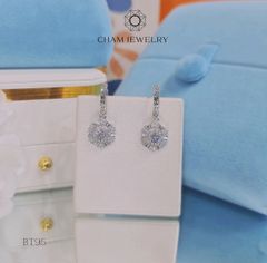 Hoa Tai BT95 CHAM JEWELRY , Chủ 4.5mm (Barcode TBT743).