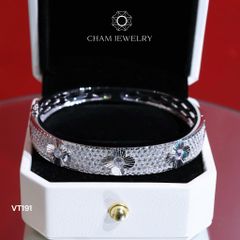 Vòng Tay VT191 CHAM JEWELRY , Bản 10.0mm( Barcode CV7587).