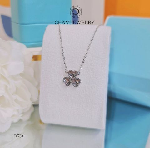 Dây Chuyền D79 CHAM JEWELRY, Cỏ 3 Lá (Barcode CRLM115).