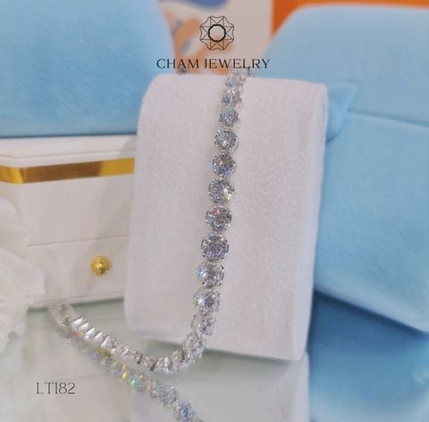 Lắc Tay LT182 CHAM JEWELRY, Full Đá  (Barcode CSHL11).