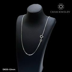 Dây Chuyền DK05 CHAM JEWELRY, Dây Mì Hàn Quốc 1.0mm (Barcode CDYR85- CDYR0411-TDY538-CDYR354-CMK5DY78-TDY619-CDAYY191).