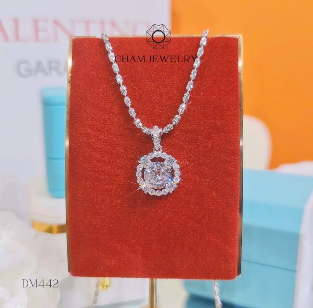 Dây Chuyền MK442-DK01 45cm CHAM JEWELRY, Chủ 8.5mm.