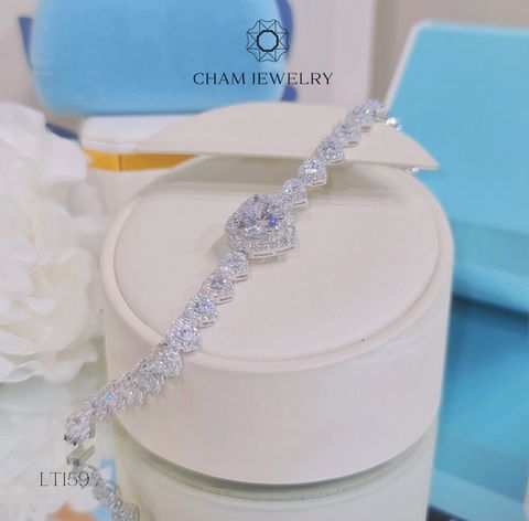Lắc Tay LT159 CHAM JEWELRY, Trái Tim (Barcode TLT1108).