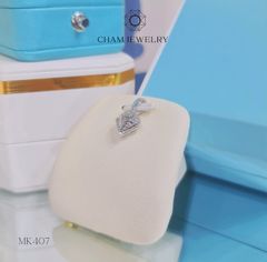 Mặt Dây Chuyền MK407 CHAM JEWELRY, Măt Viên Kim Cương (Barcode TMA1361).