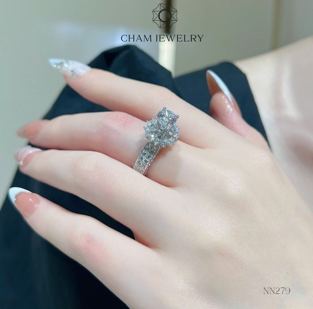 Nhẫn CHAM JEWELRY NN279, Chủ 7.0mm (Barcode TNN1098).