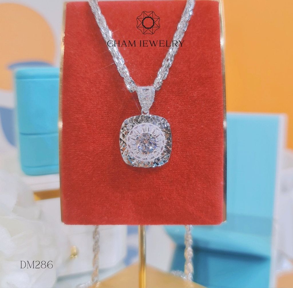 Dây Chuyền MK286-DX01 50cm CHAM JEWELRY, Chủ 7mm.