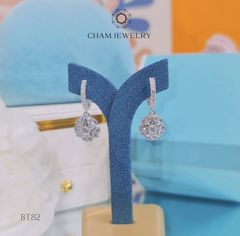 Hoa Tai CHAM JEWELRY BT82, Chủ 3.0mm (Barcode TBT681).