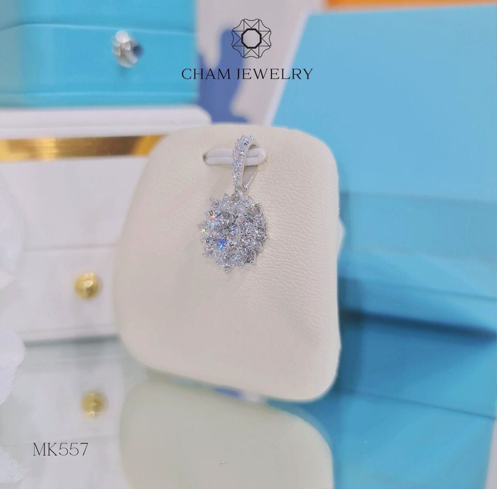 Mặt Dây Chuyền MK557 CHAM JEWELRY, Chủ 5.5mm.