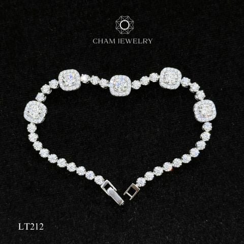Lắc Tay LT212 CHAM JEWELRY, Chủ 5.0mm Bản 8.0mm (Barcode TLT1252).