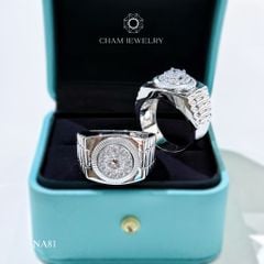 Nhẫn Nam NA81 CHAM JEWELRY, Chủ 6.0mm.
