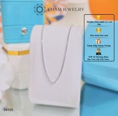 Dây chuyền CHAM JEWELRY DK105 , Dây Chữ Cong ( Barcode H2D93).