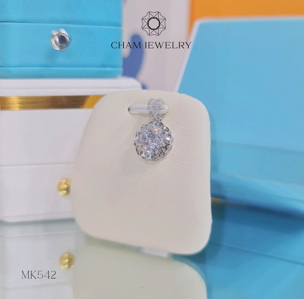 Mặt Dây Chuyền MK542 CHAM JEWELRY, Chủ 5.0mm (Barcode TMA1669).