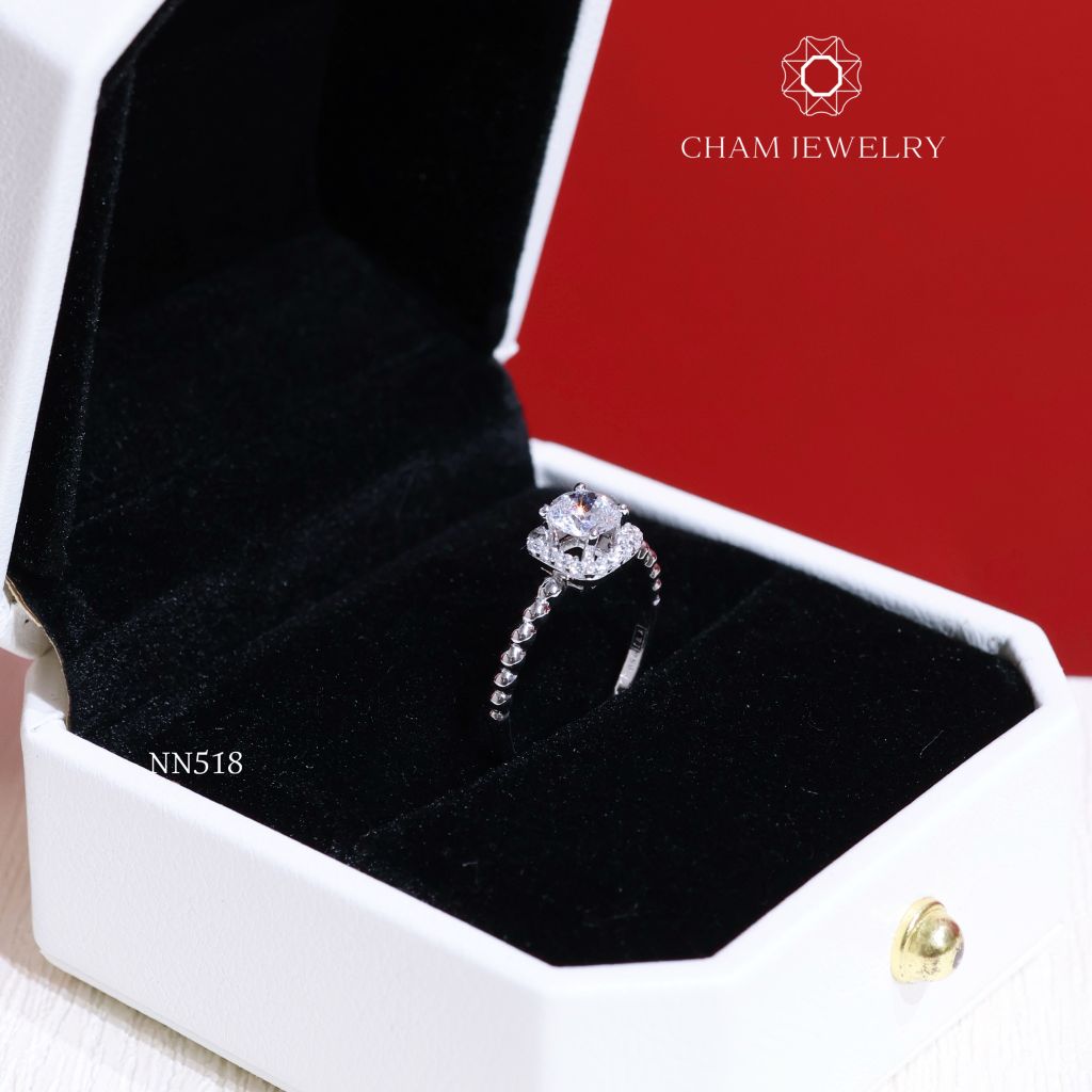 Nhẫn Nữ NN518 CHAM JEWELRY, Chủ 5.0mm (Barcode TNN1466).