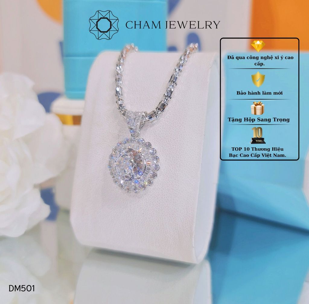 Dây Và Mặt CHAM JEWELRY DM501-45cm, Chủ 10.0mm (D K09).