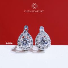 Hoa Tai BG176 CHAM JEWELRY, Chủ 5.0mm (Barcode TBG731).