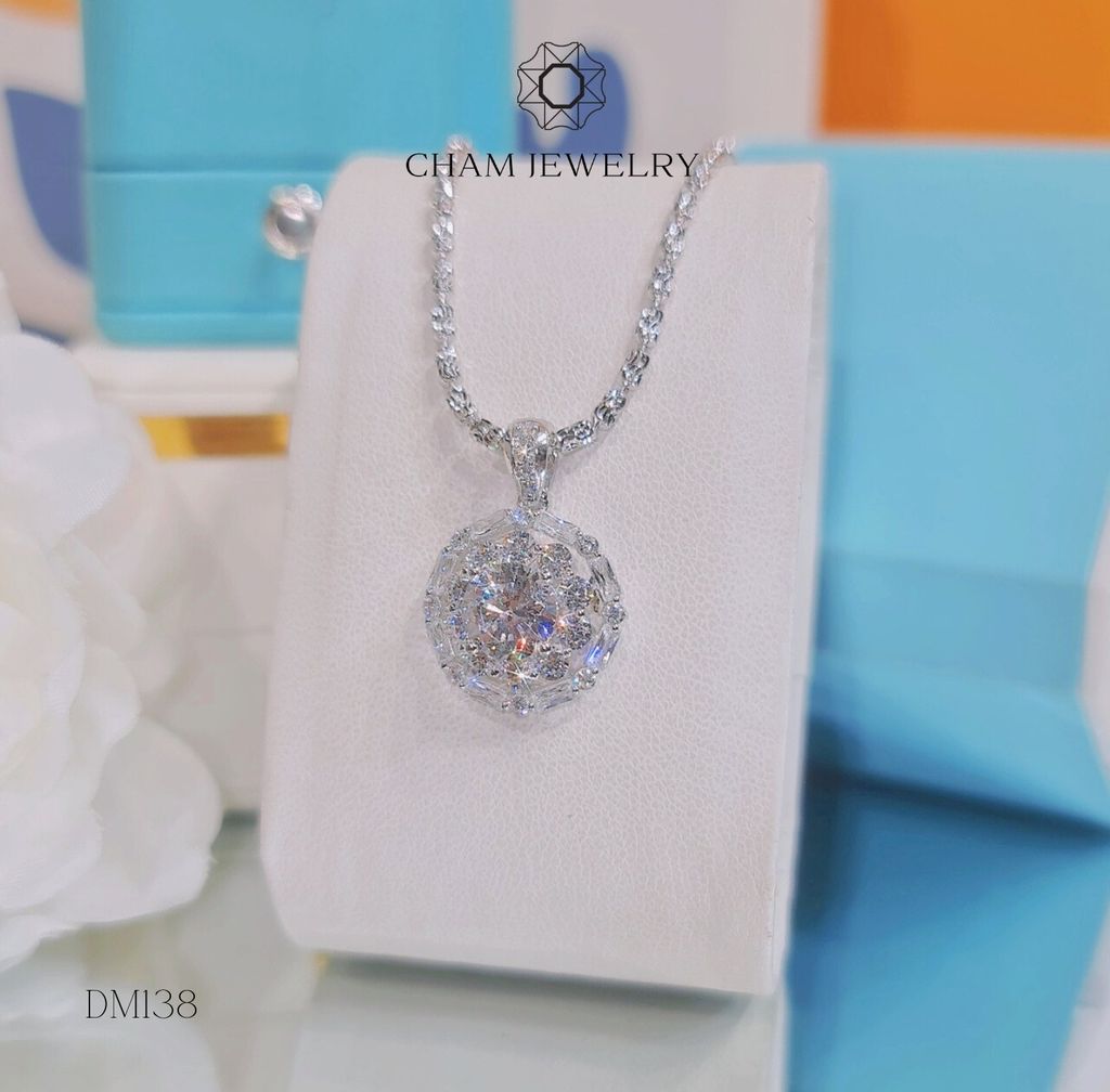 Dây Chuyền MK138-DK01 45cm CHAM JEWELRY, Chủ 7.5mm.