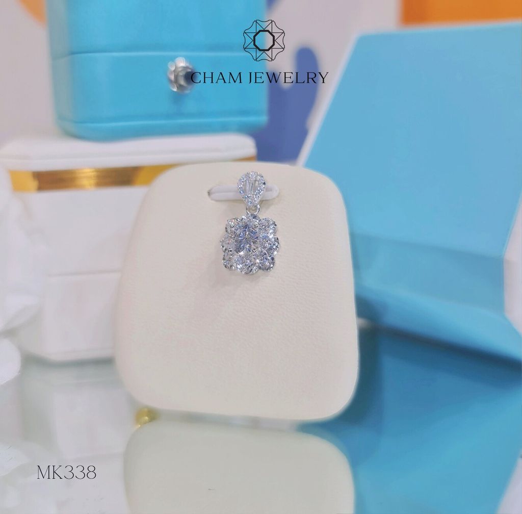 Mặt Dây Chuyền MK338 CHAM JEWELRY, Chủ 5.5mm (Barcode TMA1384).