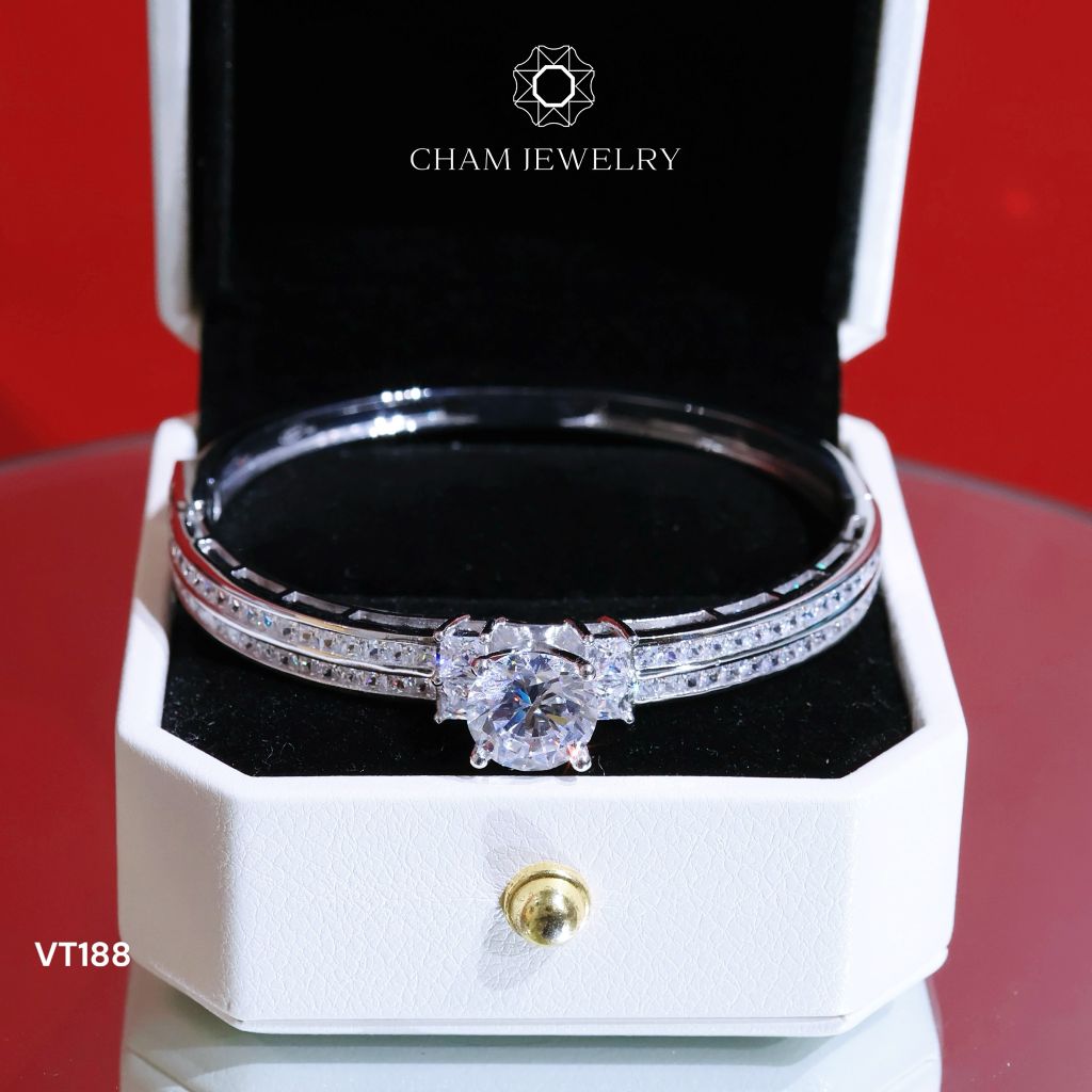 Vòng Tay VT188 CHAM JEWELRY, Chủ 9.0mm (Barcode CV1241)