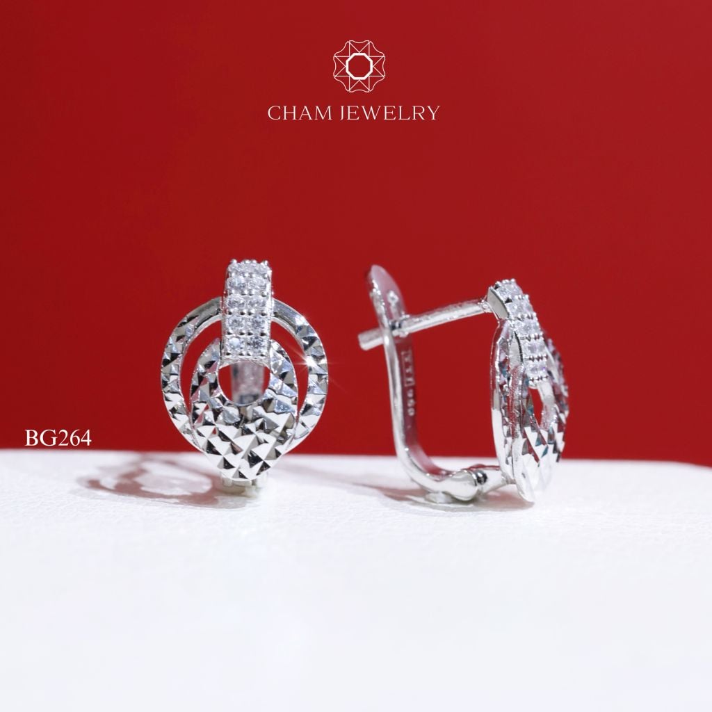 Hoa Tai BG264 CHAM JEWELRY (Barcode TBG915).
